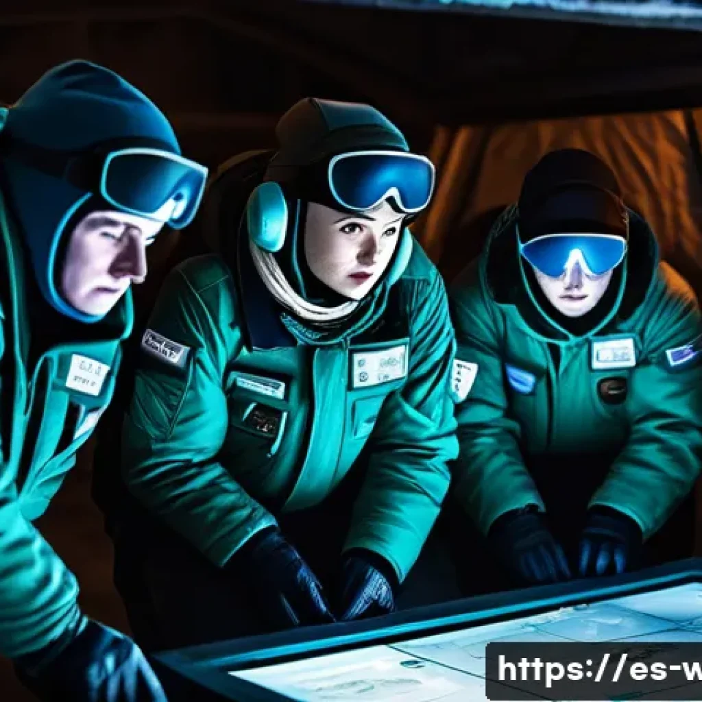 화이트 아웃 서바이벌 동맹 시스템 공략 - **Prompt:** "A diverse group of resilient, heavily bundled arctic survivors huddle around a glowing ...