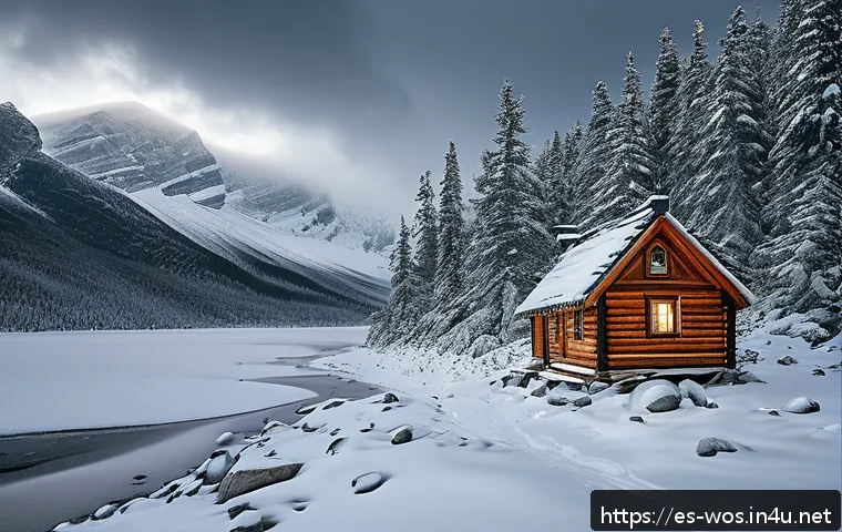 화이트 아웃 서바이벌 숨겨진 퀘스트 찾기 - A snow-covered wilderness scene showcasing subtle environmental clues for hidden missions: fallen tr...